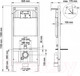 Миниатюра изображения товара Унитаз подвесной с инсталляцией Berges Ego XL Rimless / 043201