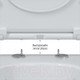 Миниатюра изображения товара Инсталляция с унитазом подвесным Berges Level Rimless / 043205
