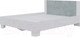 Миниатюра изображения товара Каркас кровати Горизонт Мебель Nova 1.6 (белый/бетон)
