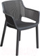 Миниатюра изображения товара Стул пластиковый Keter Elisa / 246189 (графит)