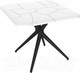 Миниатюра изображения товара Обеденный стол Sheffilton SHT-TU30/TT30 83x83 (белый/черный)