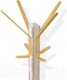 Миниатюра изображения товара Вешалка для одежды Sheffilton Альберо SHT-CR20 (белый золотая патина/золото)