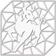 Миниатюра изображения товара Декор настенный Arthata Бык 40x40-V / 058-1 (белый)