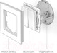 Миниатюра изображения товара Выключатель Werkel W1122001 / a051126 (белый)