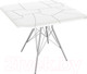 Миниатюра изображения товара Обеденный стол Sheffilton SHT-TU2-1/TT30 83x83 (белый/хром лак)