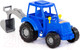Миниатюра изображения товара Трактор игрушечный Полесье Мастер с лопатой / 84873 (синий)