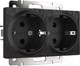 Миниатюра изображения товара Розетка Werkel W1272008 / a052050 (черный)