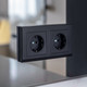 Миниатюра изображения товара Розетка Werkel W1171008 / a051600 (черный матовый)