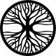 Миниатюра изображения товара Декор настенный Arthata Энергетическое дерево 50x50-B / 066-1 (черный)