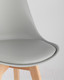 Миниатюра изображения товара Стул Stool Group Frankfurt New / Y863 (серый/деревянные ножки)