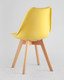 Миниатюра изображения товара Стул Stool Group Frankfurt / Y863 (желтый/деревянные ножки)
