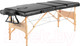 Миниатюра изображения товара Массажный стол Calmer Bamboo Three 70 (черный)