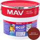 Миниатюра изображения товара Эмаль MAV Ecol ПФ-115 (11кг, красно-коричневый)