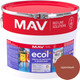 Миниатюра изображения товара Эмаль MAV Ecol ПФ-115 (11кг, ореховый)