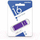 Миниатюра изображения товара USB flash накопитель SmartBuy Quartz Series Violet 16GB (SB16GBQZ-V)