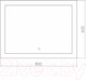 Миниатюра изображения товара Зеркало Silver Mirrors Норма 800x600 / ФР-00000844