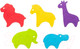 Миниатюра изображения товара Набор ковриков для купания ROXY-KIDS Safari / RBM-010-CB (5шт)