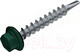 Миниатюра изображения товара Саморез Starfix Кровельный по металлу 5.5х25 шайба с прокл. PT3 / SM-31057-4500 (4500шт, оцинкованный, RAL 6005 темно-зеленый)
