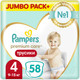Миниатюра изображения товара Подгузники-трусики детские Pampers Premium Care 4 Maxi (58шт)