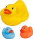 Миниатюра изображения товара Набор игрушек для ванной Bondibon Утка с утятами / ВВ2758 (3шт)