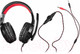 Миниатюра изображения товара Наушники-гарнитура Оклик HS-L320G Phoenix (черный/красный)