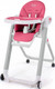 Миниатюра изображения товара Стульчик для кормления Nuovita Futuro Bianco (малиновый)