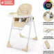 Миниатюра изображения товара Стульчик для кормления Nuovita Lembo (латте/белый)