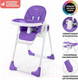 Миниатюра изображения товара Стульчик для кормления Nuovita Lembo (фиолетовый/белый)