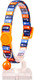 Миниатюра изображения товара Ошейник Duvo Plus Рыбная кость / 11165/orange-blue (оранжевый/синий)