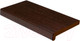 Миниатюра изображения товара Подоконник VPL Премиум с заглушкой 400x2200 (венге)