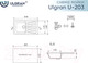 Миниатюра изображения товара Мойка кухонная Ulgran U-203 (342 графитовый)