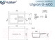 Миниатюра изображения товара Мойка кухонная Ulgran U-400 (331 белый)