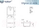 Миниатюра изображения товара Мойка кухонная Ulgran U-406 (342 графитовый)