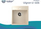 Миниатюра изображения товара Мойка кухонная Ulgran U-406 (328 бежевый)