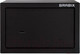 Миниатюра изображения товара Мебельный сейф Brabix SF-200KL / 291144 (черный)