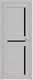 Миниатюра изображения товара Дверь межкомнатная Юни Амати 18 70x200 (сканди классик/стекло черное)