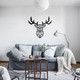 Миниатюра изображения товара Декор настенный Arthata Северный олень 35x35-B / 087-1 (черный)