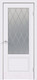 Миниатюра изображения товара Дверь межкомнатная Velldoris Эмаль Scandi 2V 80x200 врезка (левая, белый/ромб мателюкс)