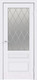 Миниатюра изображения товара Дверь межкомнатная Velldoris Эмаль Scandi 3V 60x200 врезка (левая, белый/ромб мателюкс)