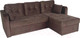 Миниатюра изображения товара Диван угловой Аквилон Фаворит (бинго шоколад)