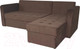 Миниатюра изображения товара Диван угловой Аквилон Фаворит (бинго шоколад)