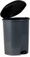 Миниатюра изображения товара Мусорное ведро Эльфпласт EP032 с педалью (18л, серо-черный)