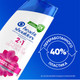 Миниатюра изображения товара Шампунь для волос Head & Shoulders Гладкие и шелковистые 2 в 1 (400мл)