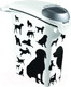 Миниатюра изображения товара Емкость для хранения корма Curver Silhouette 03882-P96-00 / 210341 (черный/белый)