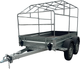 Миниатюра изображения товара Прицеп для автомобиля Avtos A25P2B (2500x1500x300, R13, двухосный, ресс. AL-KO, тент 1200мм Аэро)