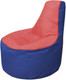 Миниатюра изображения товара Бескаркасное кресло Flagman Трон Т1.1-0214 (красный/синий)