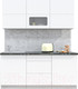 Миниатюра изображения товара Кухонный гарнитур Интерлиния Мила Матте 1.8 А (белый/белый/кастилло темный)