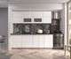 Миниатюра изображения товара Кухонный гарнитур Интерлиния Мила Матте 2.2 А (белый/белый/кастилло темный)