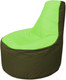 Миниатюра изображения товара Бескаркасное кресло Flagman Трон Т1.1-0711 (салатовый/темно-оливковый)