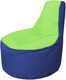 Миниатюра изображения товара Бескаркасное кресло Flagman Трон Т1.1-0714 (салатовый/синий)